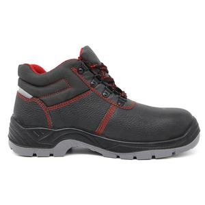 Cuir noir résistant à l'huile anti-dérapant semelle en polyuréthane Anti-crevaison orteil en acier <span class=keywords><strong>S3</strong></span> travail Construction chaussures de <span class=keywords><strong>sécurité</strong></span> pour hommes orteil en acier - Product Image 4