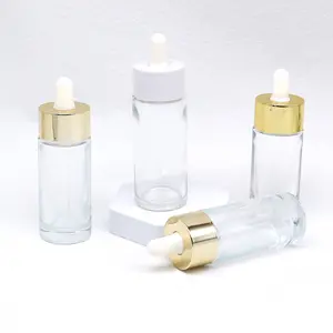 1oz 2oz 4oz 6oz 10ml 20ml 30ml botol kosmetik perawatan kulit dengan tutup tetes/tutup penitis Minyak Esensial Kosmetik fro
