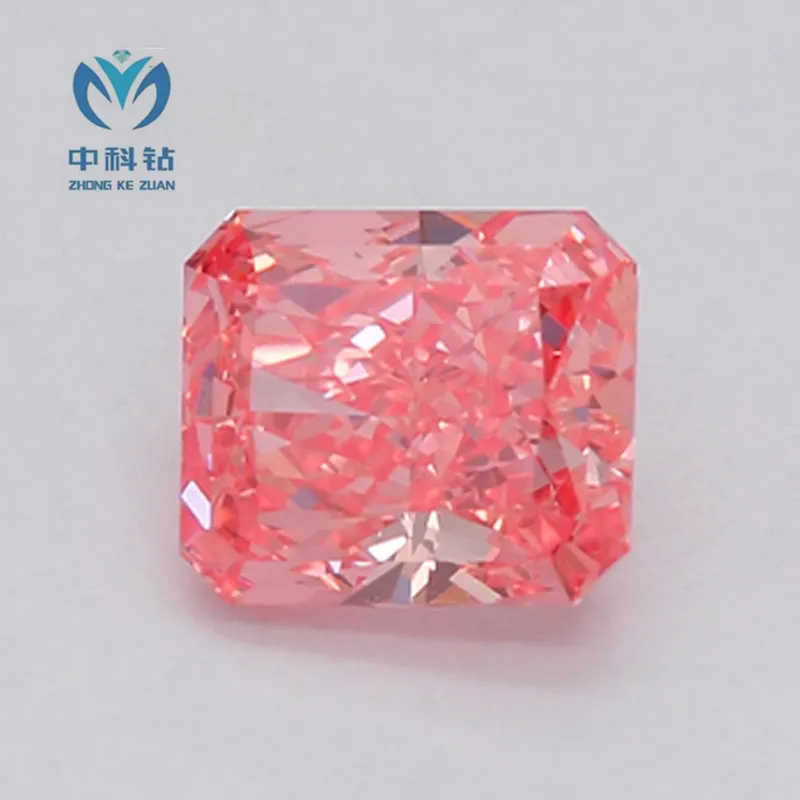 Ausgefallene hellrosa rosa natürlicher Diamant für Ring