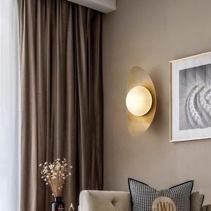 Lampe murale créative minimaliste post-moderne nordique personnalisée en forme de lingot pour chambre à coucher, chevet, couloir, hôtel, <span class=keywords><strong>galerie</strong></span> d'art et espaces de loisirs - Product Image 4
