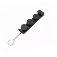 Apt harga pabrik Ftth s-type Dead End Clamp Set serat optik Drop kabel jenis Drop penjepit/meja klem untuk 5mm kabel Drop