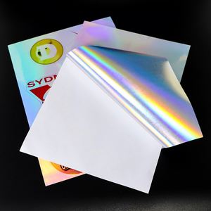 Papel Adhesivo de Vinilo Impermeable A4 de 210x297 mm, Imprimible con Tinta Holográfica, Autoadhesivo, Activado por Agua para una Fácil Adhesión - Product Image 5