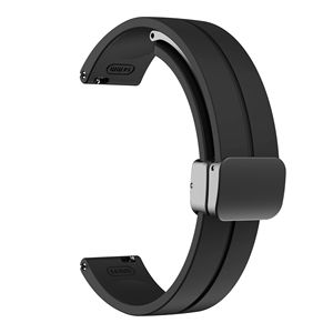 <span class=keywords><strong>Bracelet</strong></span> de <span class=keywords><strong>montre</strong></span> en silicone fin de 14 mm pour <span class=keywords><strong>montre</strong></span> <span class=keywords><strong>Garmin</strong></span> Lily 2, boucle magnétique pliable, <span class=keywords><strong>bracelet</strong></span> de remplacement en caoutchouc souple hypoallergénique - Product Image 3