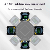 Instrument de mesure d'angle magnétique à deux axes de haute précision inclinomètre à affichage numérique vert niveaux Laser de niveau industriel