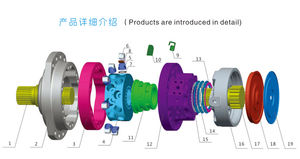 MS35低速高トルクPoclain油圧駆動モーター - Product Image 5
