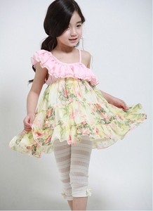 Venta al por Mayor en Línea de Ropa Infantil, Pantalones Casuales de Algodón con Encaje para Niñas, de un Fabricante Chino - Product Image 2