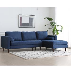 Productor personalizar sala de estar azul marino sofá seccional en forma de L sofá conjunto - Product Image 5