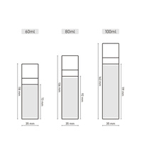 Flacons pulvérisateurs en PET rose de luxe personnalisés de 60 ml, 80 ml, 100 ml pour toner, lotion et brume corporelle – Emballage pour soins de la peau