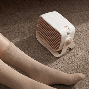 Calentador de escritorio Little Bear DNQ-E04Q1, Mini calentador eléctrico beige para uso en oficina y hogar, calentador pequeño de bajo consumo - Product Image 3