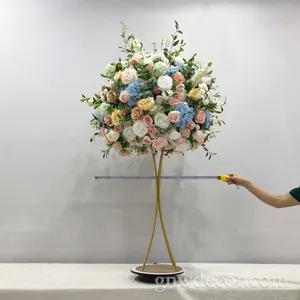 Customized Simulation Silk Floral Arrangement Wedding Party Decoration Artificial Hydrangea Flower Balls