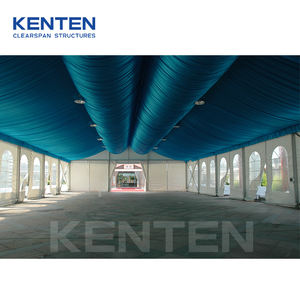 Grande tente de réception extérieure, structure de <span class=keywords><strong>location</strong></span> pour événements, <span class=keywords><strong>chapiteau</strong></span> de mariage blanc, tentes longues pour mariage, capacité 300, 500, 800 personnes - Product Image 4