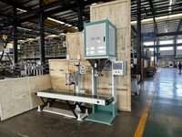 Máquina Ensacadora de Arroz Semiautomática Ewinall DCS-50E-C de 10-50 kg con Tolva de Acero Inoxidable y Columna de Sellado Giratoria para Granos