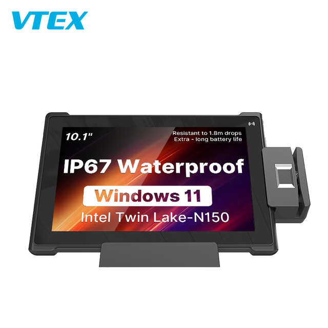 10.1 Inch 4G LTE 5G NR Rugged Tablet With N150 CPU  Only 12.7mm Slim Body IP67 Waterproof  Win11 Rugged Tablet Industrial