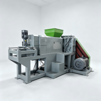 Machine de recyclage, lavage, déshydratation et séchage de films humides LDPE/LLDPE Horserider avec granulateur à pression