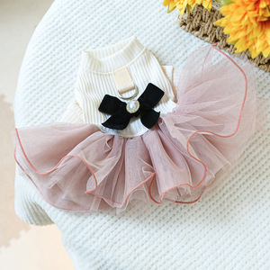 PETCIRCLE Pet Circle Spring and Autumn Pet Clothing Small Dog Puppy <b>Cat</b> <b>Clothes</b> Anna Tutu Skirt - Product Image 5