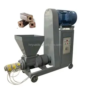Carbonized Rice Hull Coffee Waste Olive Husk Briquette Machine 100kg/h Small Scale Charcoal Briquette Making Machine Price