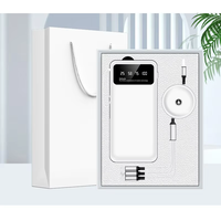 Gadgets électroniques en gros, coffrets cadeaux d'affaires personnalisés, batterie externe avec câble de données, boîte cadeau pour la Saint-Valentin