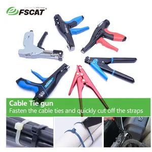 Cable Tie Nylon Fscat Custom High Quality Coluor Selflocking Nylon 66 Cable Ties Plastic Zip Ties Wire Tie Wraps