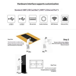 VENTE FLASH Affichage numérique pour centre commercial, taille personnalisée, écran tactile sur pied, affichage promotionnel pour les campagnes <span class=keywords><strong>de</strong></span> promotion <span class=keywords><strong>de</strong></span> cadeaux - Product Image 3