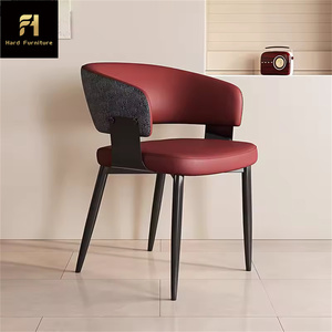 Chaises de salle à manger <span class=keywords><strong>design</strong></span> Ensemble table <span class=keywords><strong>et</strong></span> chaises à six places de haute qualité Chaises de restaurant en métal pour hôtel - Product Image 5