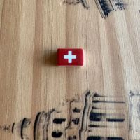 Perles carrées en acrylique de 14*12mm en forme de drapeau national pour la fabrication de bijoux DIY, vente en gros