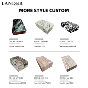 <span class=keywords><strong>Tavolino</strong></span> da Caffè in <span class=keywords><strong>Marmo</strong></span> Naturale Landerstone, Base Bassa in Calacatta Viola per Soggiorno, Personalizzabile - Product Image 5