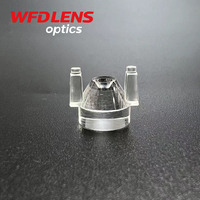 Lentille de focalisation LED D8-7.7mm 2835, lentille PC, lentille TIR