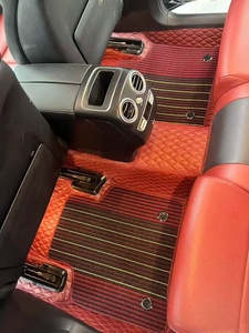 Tapis de sol de voiture personnalisé de luxe en cuir Nappa imperméable, adapté aux modèles Benz, <span class=keywords><strong>Volvo</strong></span>, Toyota, Lexus, couverture complète à 360 degré<span class=keywords><strong>s</strong></span> - Product Image 5