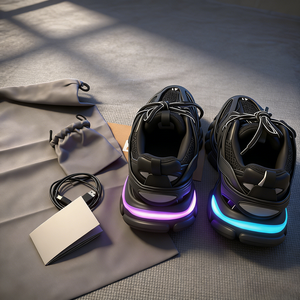 Baskets LED lumineuses de qualité supérieure pour hommes et femmes – Chaussures de sport et de course, baskets de créateur pour hommes - Product Image 2