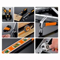D1-HTSET-82 82 pièces ensemble marteau clé pince tournevis quincaillerie outils ensemble outil à main quincaillerie ensemble d'outils