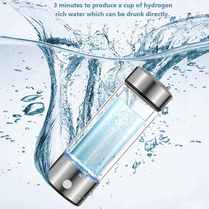 600 ML recargable portátil rico generador de hidrógeno de agua electrólisis ionizador de puro H2 PEM agua alcalina botella - Product Image 3