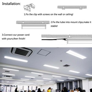 T8 LED ống ánh sáng lịch thi đấu 8ft 65W 6500lm SMD2835 chip Nhôm Cơ thể <span class=keywords><strong>Ballast</strong></span> bỏ qua 3000k-6500k tùy chọn tiết kiệm năng lượng 2 năm - Product Image 4