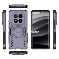 Couverture arrière de Dissipation thermique de charge sans fil magnétique Lichicase pour Redmi Note 15 15 Pro 15 Pro Plus Armor Case