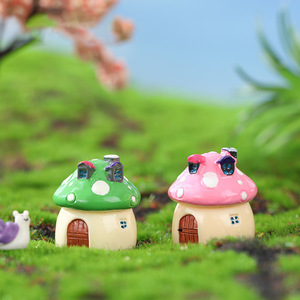 Venta Directa de Fábrica, Miniaturas de Resina, Casa de Champiñones de Dibujos Animados, Castillo, Artesanías para Jardín, <span class=keywords><strong>Hogar</strong></span>, Bonsái, Decoración de Escritorio - Product Image 3
