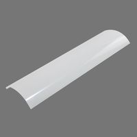Couvercle d'extrusion en plastique polycarbonate laiteux personnalisé pour lumière LED