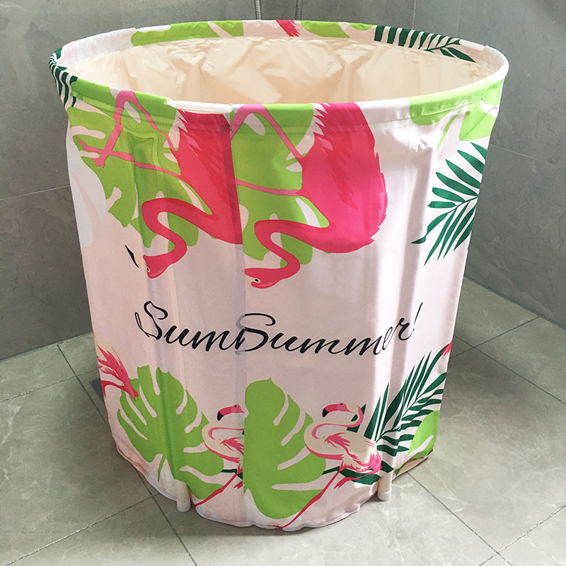2021 Amazon Adult Folding Portable Bath Tub Foldable Bathtub Freestanding 3 Layer High Quality PVC Portable Bath Tub