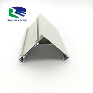 Profils de persiennes en aluminium pour extérieur Volet roulant Stores en accordéon avec lame en <span class=keywords><strong>plastique</strong></span> Couvre-fenêtre à chaîne durable - Product Image 5