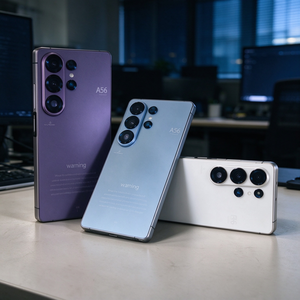 Smartphone professionnel populaire A56 grand écran, plusieurs couleurs, processeur Deca Core, caméra HD - Product Image 5