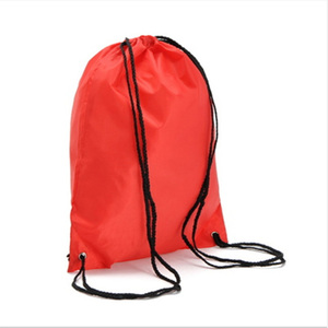 Wholesale Customized Promotional Polyester Nylon Drawstring 30cm Shop and <b>Backpack</b> Draw String Bags - Product Image 2