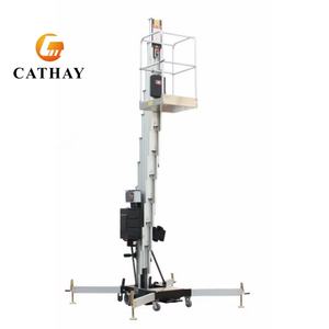 Plataforma de Trabajo Elevadora de Aluminio de 10M 12M, Elevadores para una Persona, Plataforma de Trabajo Aérea, Gran Venta - Product Image 1