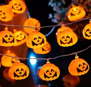 Nueva Cadena de Luces LED con Forma de Calabaza, Decoración para Fiesta de Halloween, Caja de Baterías, Adorno de Luz Nocturna para el Festival de los Fantasmas - Product Image 4