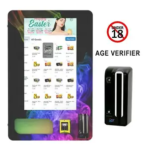 Preço de fábrica Custom Wrap Smart Small Vending Machine com Verificação De Idade Maquina Expendedora