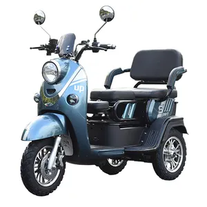Motorized Tricycles Electric Trike With Pedals Three Wheel Fat Tire 2-seat-electric- 3000w Closed Wholesale Kit Motorcycle Elect