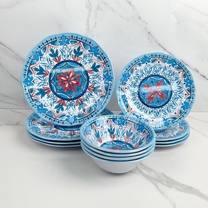 LFGBスタンダードディナーセット卸売カスタマイズキャンプヴァジラス調理器具メラミン食器セットメラミン食器 - Product Image 1