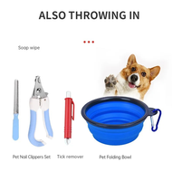 Trousse de premiers soins portable pour animaux de compagnie, chiens et chats, pour l'extérieur, ensemble de fournitures d'urgence pour animaux