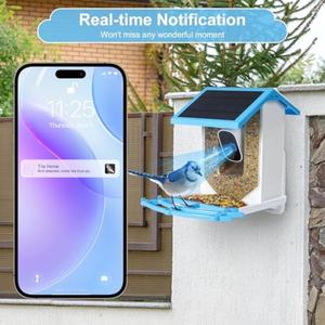 AI Identify 3D 360 Degree Bird View System Car Security Camera 2MP Bird Feeders Solar Charging <strong>Smart</strong> <strong>Home</strong> <strong>Items</strong> and Devices - Product Image 4