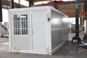 Индивидуальная 40ft Роскошная небольшая контейнерная дом, легкая стальная сборная вилла для отеля или офиса для спальни и входа - Product Image 6