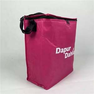 Bolsa enfriadora de entrega de alimentos grande promocional con logotipo personalizado, bolsa fresca rosa, bolsa enfriadora con aislamiento térmico - Product Image 3