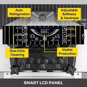 Giá rẻ thương mại Tabletop <span class=keywords><strong>Ice</strong></span> <span class=keywords><strong>Cream</strong></span> Maker Máy cho nhà mềm phục vụ Countertop Hot Bán nhỏ 3 hương vị trẻ em sữa chua Maker - Product Image 3