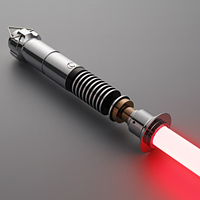 Sabre laser Nexussabers EP6 Luke Skywalker, accessoires à double poignée, sabre laser LED RGB, balancement fluide, bâton lumineux clignotant, jouet pour cosplay et fête